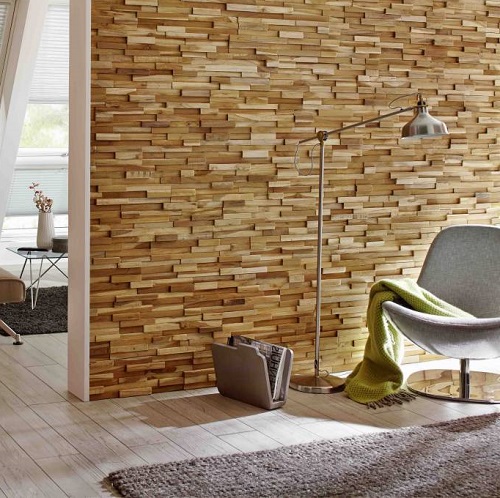 pose d'un revêtement murale par l'entreprise BK Renov 91